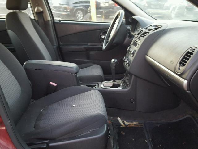 1G1ZT51816F164422 - 2006 CHEVROLET MALIBU LT BURGUNDY photo 5