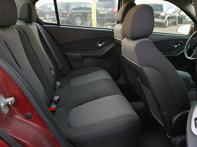 1G1ZT51816F164422 - 2006 CHEVROLET MALIBU LT BURGUNDY photo 6