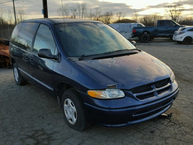 2B4GP25GXXR462526 - 1999 DODGE CARAVAN BLUE photo 1