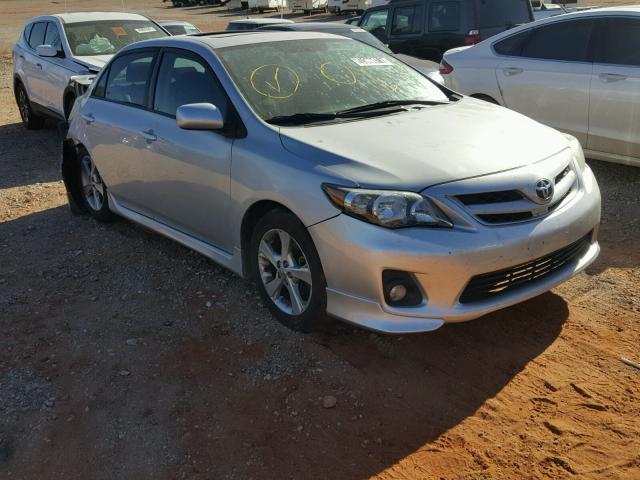 2T1BU4EE9BC628026 - 2011 TOYOTA COROLLA BA SILVER photo 1