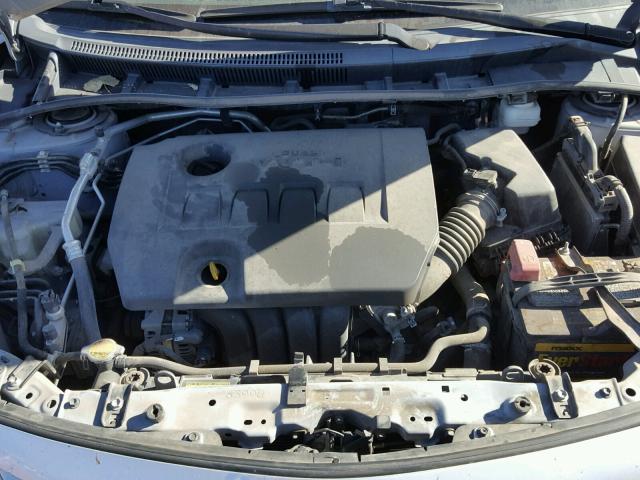 2T1BU4EE9BC628026 - 2011 TOYOTA COROLLA BA SILVER photo 7