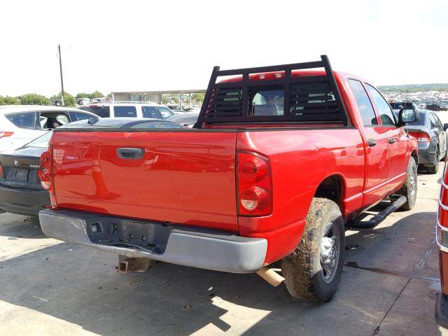 3D7KR28D48G125646 - 2008 DODGE RAM 2500 S Qırmızı foto 4