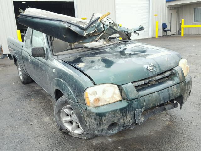 1N6DD26S22C326472 - 2002 NISSAN FRONTIER K GREEN photo 1