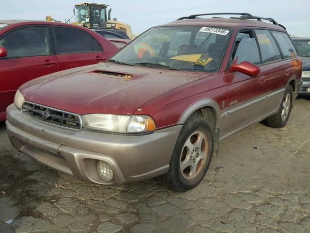 4S3BG6850W7641530 - 1998 SUBARU LEGACY 30T MAROON photo 2