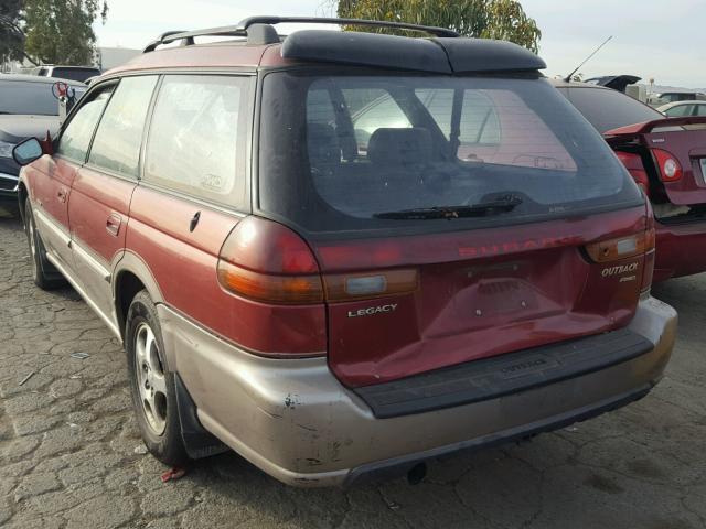 4S3BG6850W7641530 - 1998 SUBARU LEGACY 30T MAROON photo 3