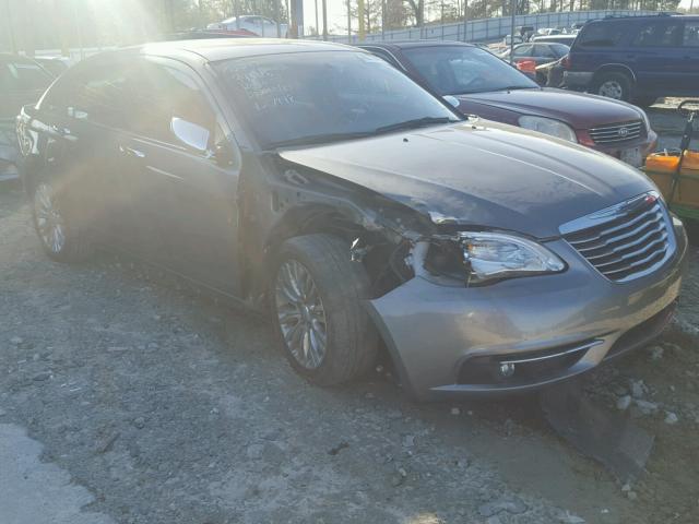 1C3CCBCG2CN307948 - 2012 CHRYSLER 200 LIMITE GRAY photo 9