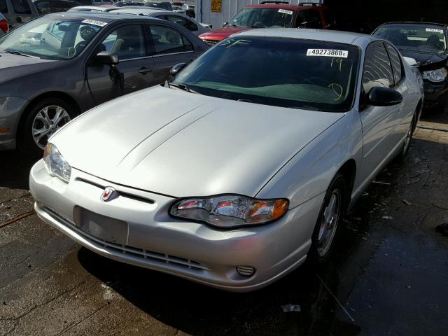 2G1WW12E339433404 - 2003 CHEVROLET MONTE CARL ვერცხლისფერი ფოტო 2