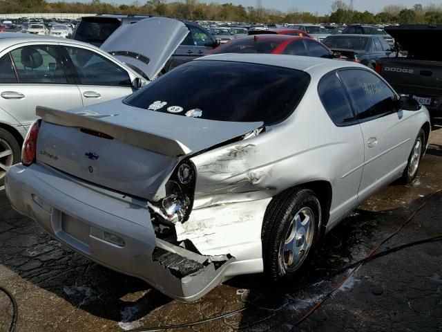 2G1WW12E339433404 - 2003 CHEVROLET MONTE CARL ვერცხლისფერი ფოტო 4