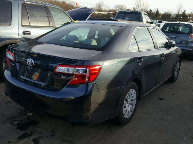 4T4BF1FK7ER427585 - 2014 TOYOTA CAMRY L BLUE photo 4