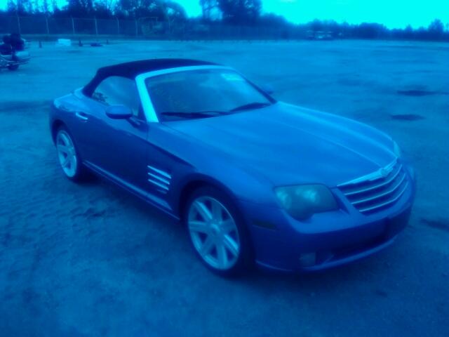 1C3AN65L15X052686 - 2005 CHRYSLER CROSSFIRE BLUE photo 1