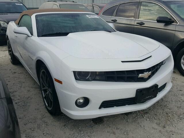 2G1FK3DJ6C9103810 - 2012 CHEVROLET CAMARO 2SS WHITE photo 1