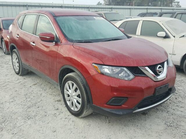 KNMAT2MT1FP518016 - 2015 NISSAN ROGUE S MAROON photo 1