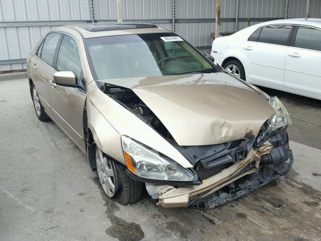 1HGCM66555A073522 - 2005 HONDA ACCORD EX GOLD photo 1