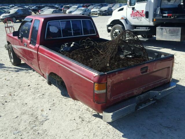 JT4RN93P7N5052189 - 1992 TOYOTA PICKUP 1/2 BURGUNDY photo 3