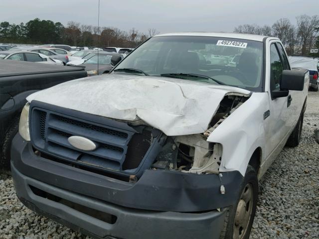 1FTRF12W26NA13986 - 2006 FORD F150 WHITE photo 2