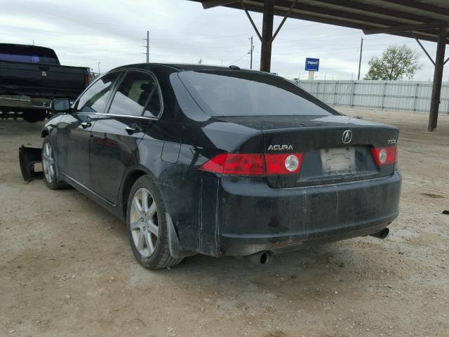 JH4CL96935C017734 - 2005 ACURA TSX BLACK photo 3