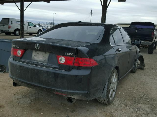 JH4CL96935C017734 - 2005 ACURA TSX BLACK photo 4