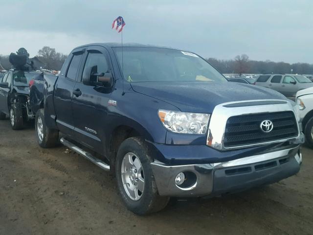 5TBRV54168S473976 - 2008 TOYOTA TUNDRA DOU BLUE photo 1