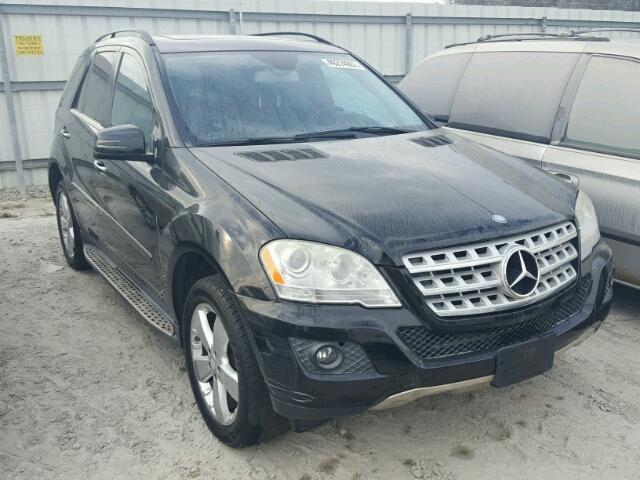 4JGBB5GBXBA647277 - 2011 MERCEDES-BENZ ML 350 BLACK photo 1