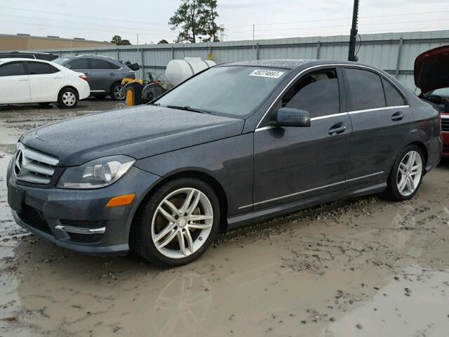 WDDGF4HB9DR296122 - 2013 MERCEDES-BENZ C 250 GRAY photo 2