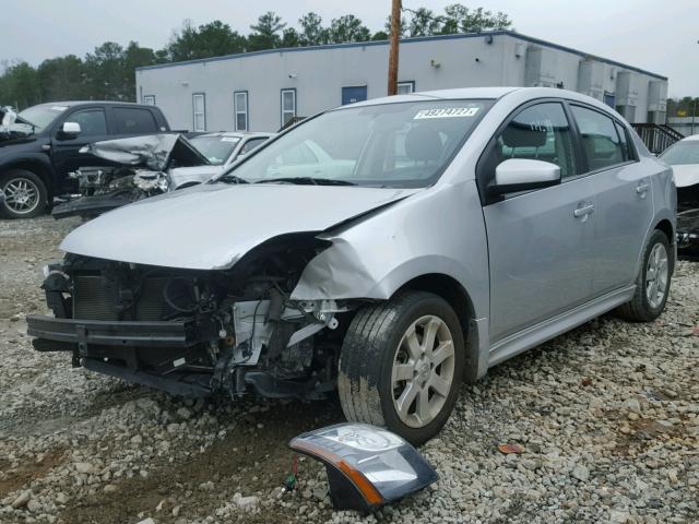 3N1AB6AP4AL652768 - 2010 NISSAN SENTRA 2.0 SILVER photo 2