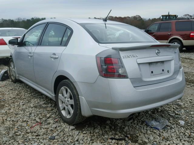 3N1AB6AP4AL652768 - 2010 NISSAN SENTRA 2.0 SILVER photo 3