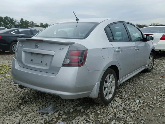 3N1AB6AP4AL652768 - 2010 NISSAN SENTRA 2.0 SILVER photo 4