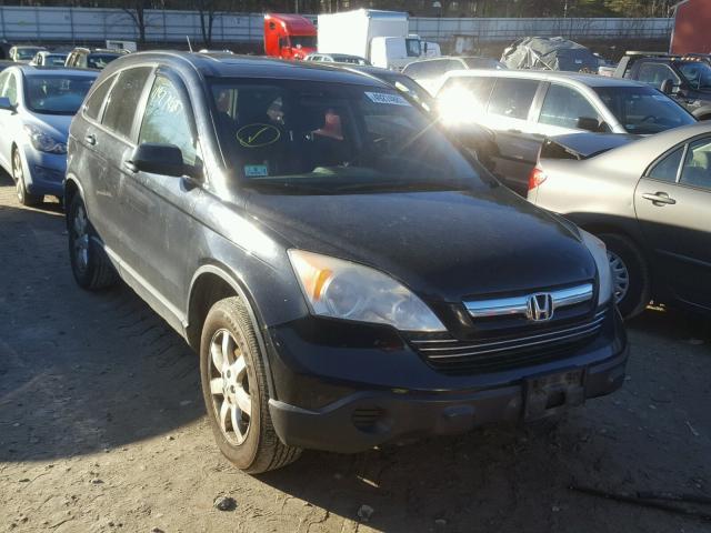 JHLRE48568C055193 - 2008 HONDA CR-V EX BLACK photo 1