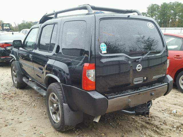 5N1ED28T64C625863 - 2004 NISSAN XTERRA XE BLACK photo 3