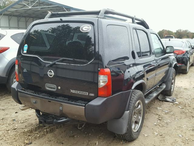 5N1ED28T64C625863 - 2004 NISSAN XTERRA XE BLACK photo 4