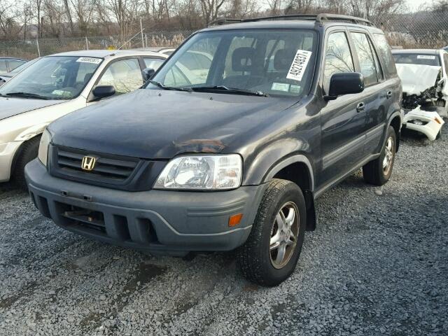 JHLRD18671C006195 - 2001 HONDA CR-V EX BLACK photo 2