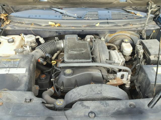 1GNDT13S222390030 - 2002 CHEVROLET TRAILBLAZE BLUE photo 7