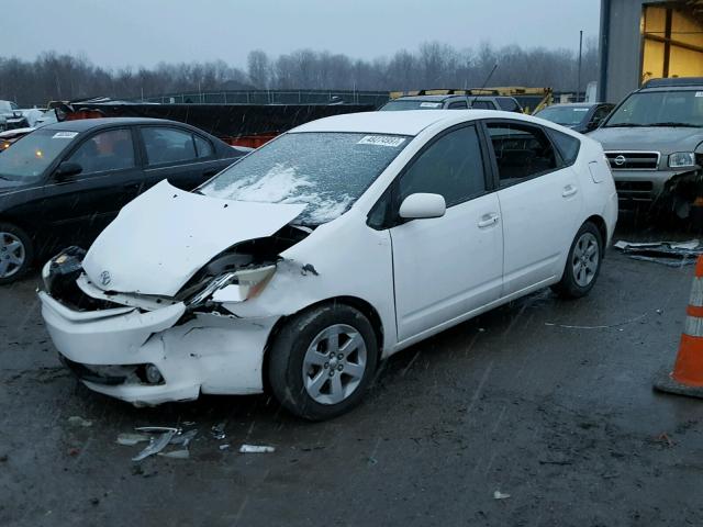 JTDKB20U040023379 - 2004 TOYOTA PRIUS WHITE photo 2