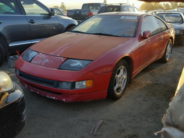 JN1RZ26H0MX501413 - 1991 NISSAN 300ZX 2+2 RED photo 2