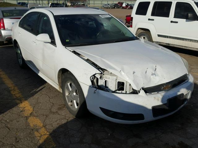 2G1WB5EKXA1205738 - 2010 CHEVROLET IMPALA LT WHITE photo 1