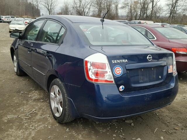 3N1AB61E19L688010 - 2009 NISSAN SENTRA 2.0 BLUE photo 3