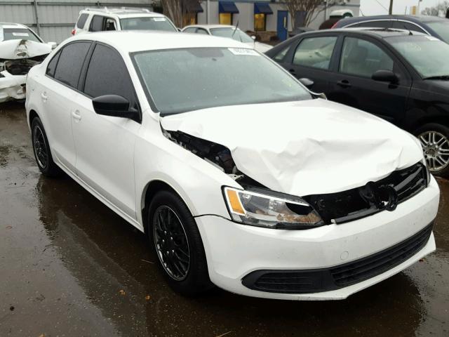 3VW2K7AJ3BM378605 - 2011 VOLKSWAGEN JETTA BASE WHITE photo 1