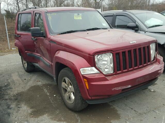 1J4PN2GK6BW524976 - 2011 JEEP LIBERTY SP BURGUNDY photo 1