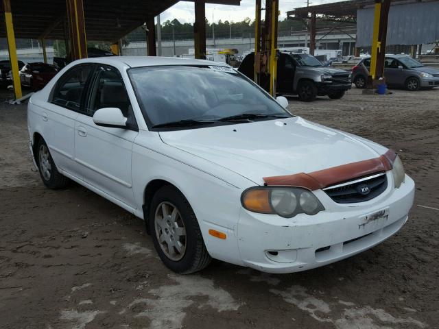 KNAFB161035107547 - 2003 KIA SPECTRA GS WHITE photo 1