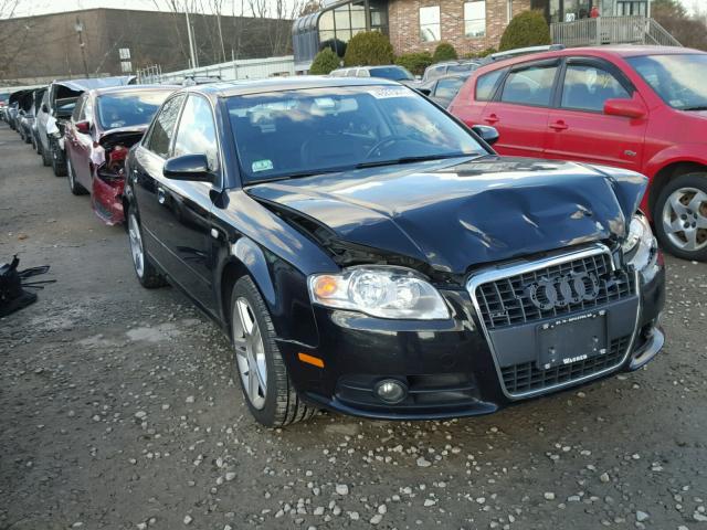 WAUDF78EX8A036628 - 2008 AUDI A4 2.0T QU BLACK photo 1