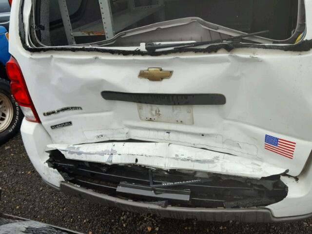 1GNDV13WX8D173965 - 2008 CHEVROLET UPLANDER WHITE photo 9