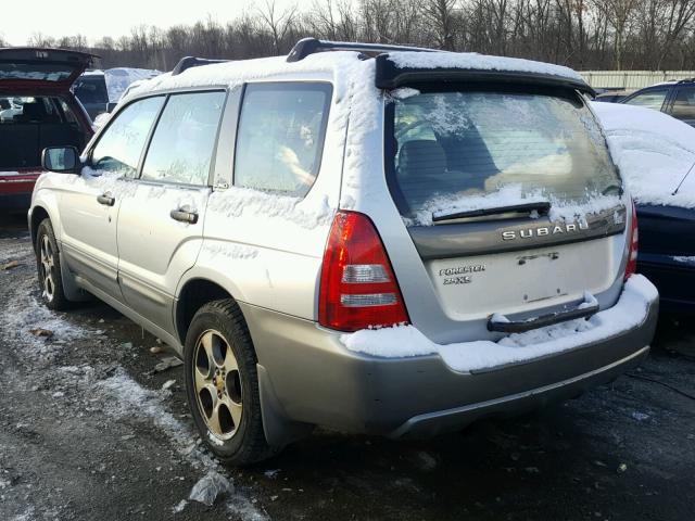 JF1SG65674H752280 - 2004 SUBARU FORESTER 2 SILVER photo 3