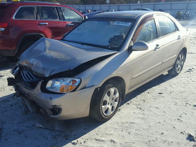 KNAFE121685497090 - 2008 KIA SPECTRA EX TAN photo 2