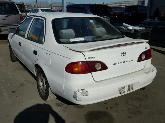 1NXBR12E92Z636906 - 2002 TOYOTA COROLLA CE WHITE photo 3