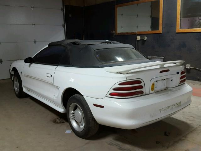 1FALP4449SF180646 - 1995 FORD MUSTANG WHITE photo 3