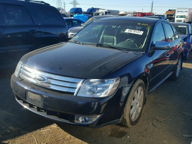 1FAHP25W28G169226 - 2008 FORD TAURUS LIM BLACK photo 2