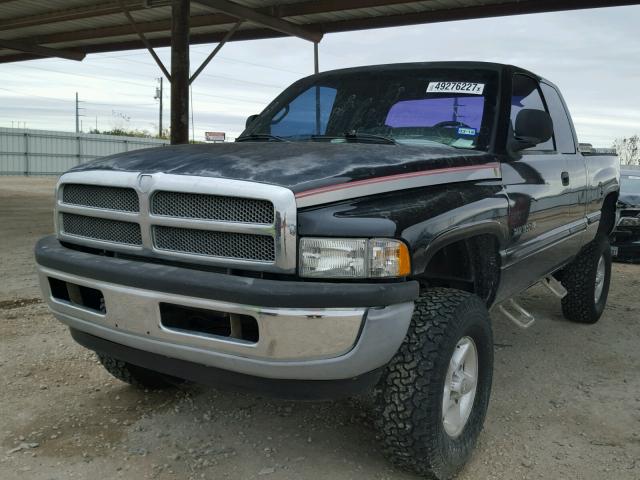 3B7HF13Z5XG192233 - 1999 DODGE RAM 1500 BLACK photo 2