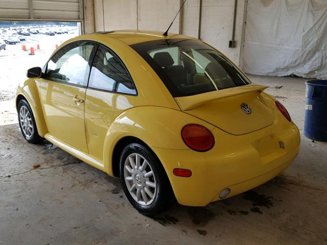 3VWCR31C25M406148 - 2005 VOLKSWAGEN NEW BEETLE 黄色 照片 3