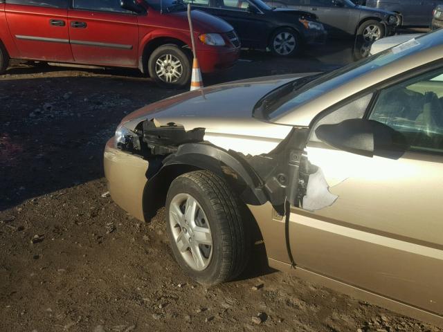 1G8AZ55F27Z134108 - 2007 SATURN ION LEVEL GOLD photo 9