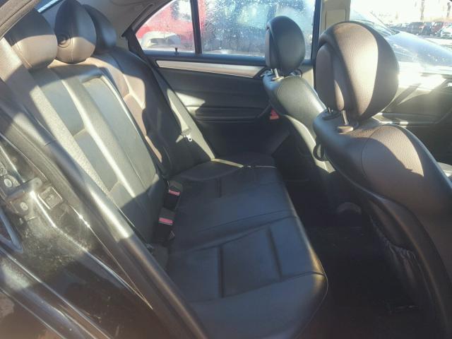 WDBRF52H46A837907 - 2006 MERCEDES-BENZ C GENERATI BLACK photo 6